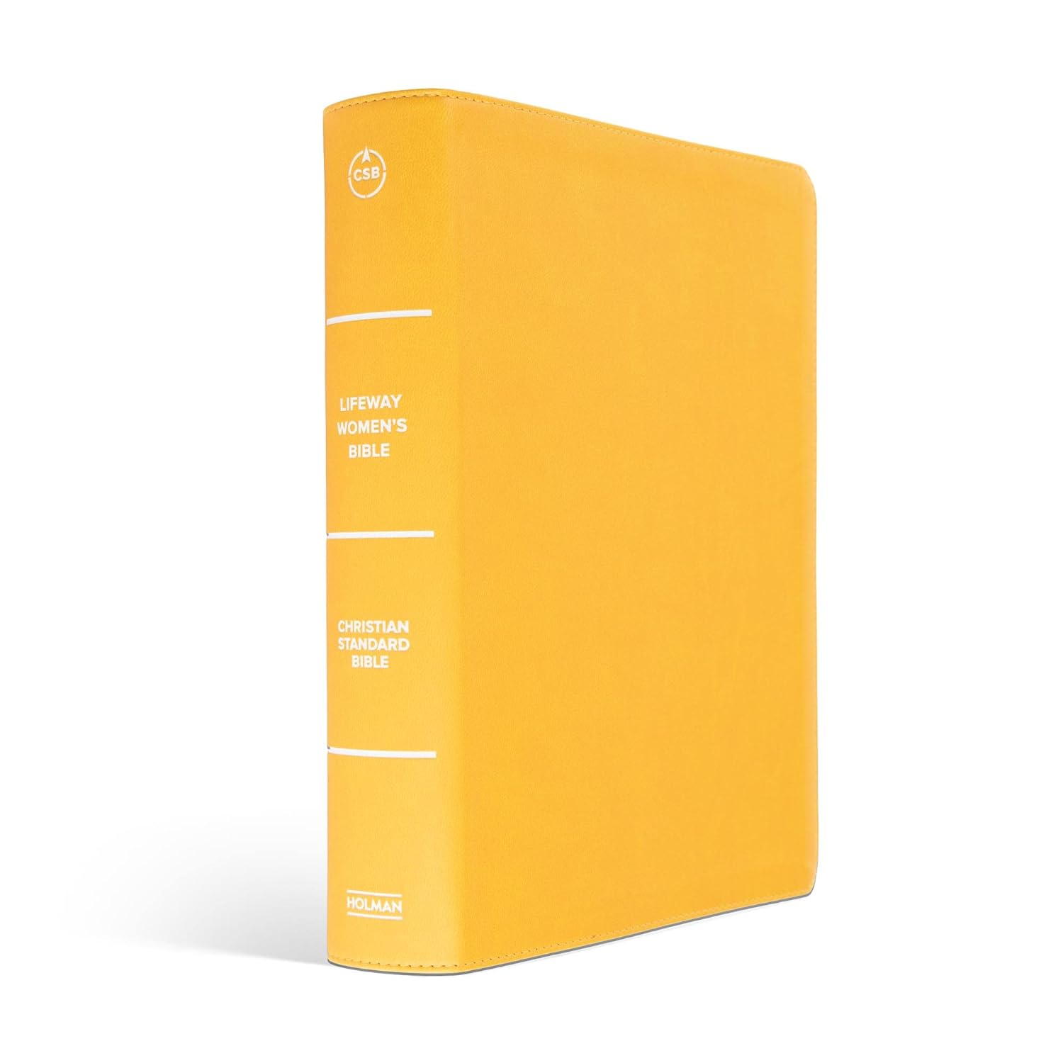 CSB Lifeway Women's Bible, Marigold Leathertouch - Image 3