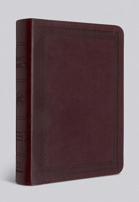 ESV Large Print Compact Bible, Mahogany TruTone