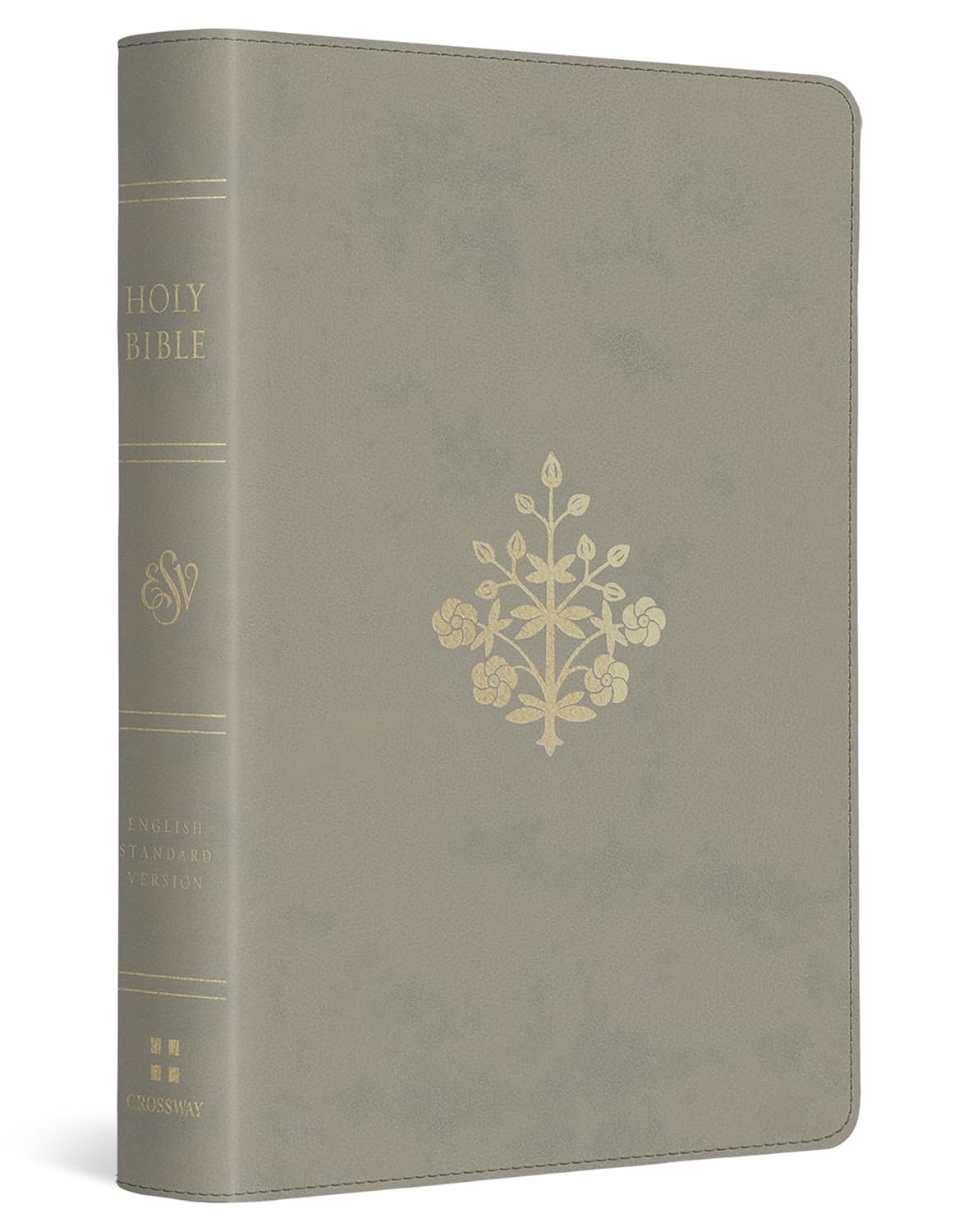 ESV Large Print Compact Bible, Stone TruTone