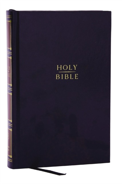 KJV Compact Bible with Column References and Thumb Index, Black Genuine Leather
