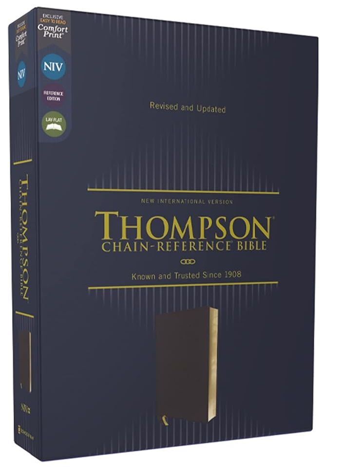 NIV Thompson Chain-reference Bible, Navy Leathersoft