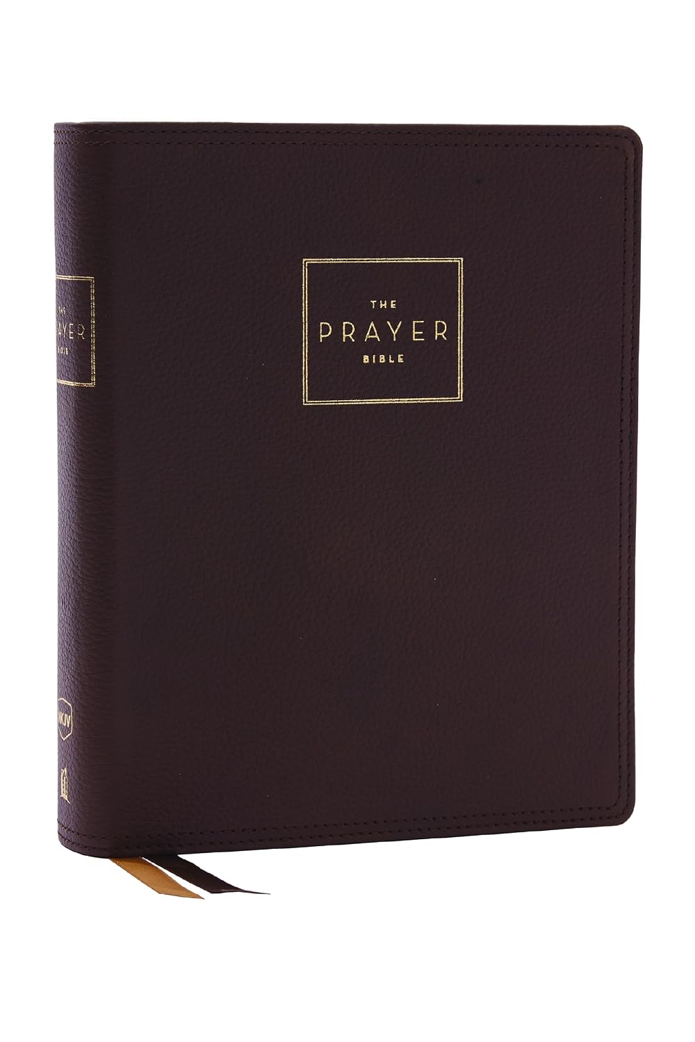 NKJV Prayer Bible: Pray God’s Word Cover to Cover (Brown Genuine Leather)