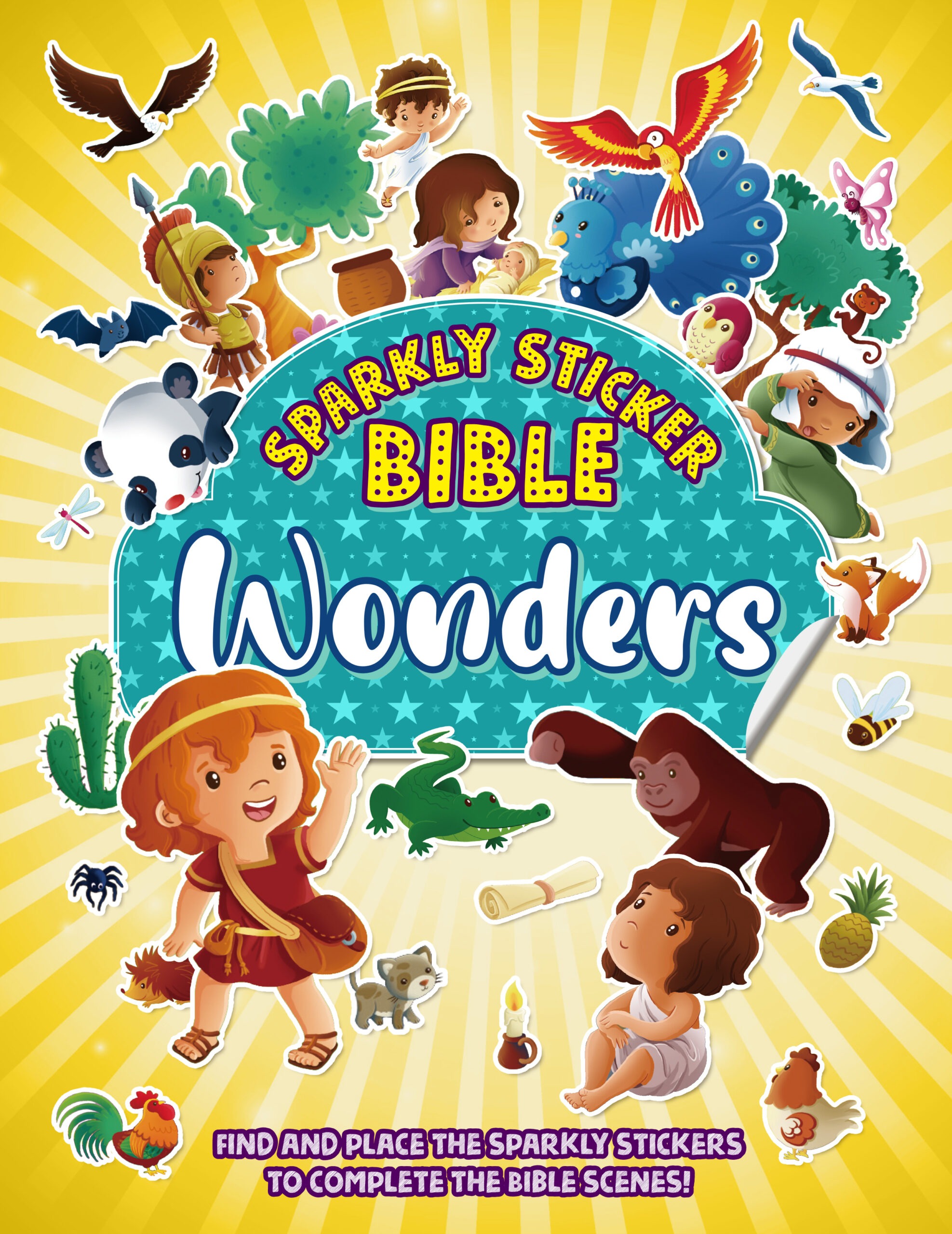 Sparkly Sticker Bible Wonders